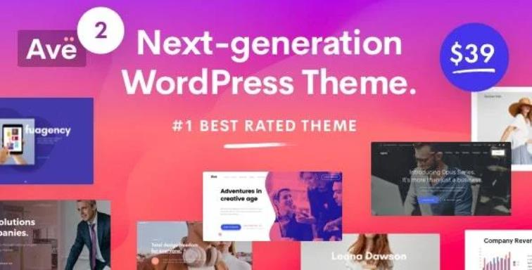 Ave – 多用途企业网站模板WordPress汉化主题 – v2.8.10