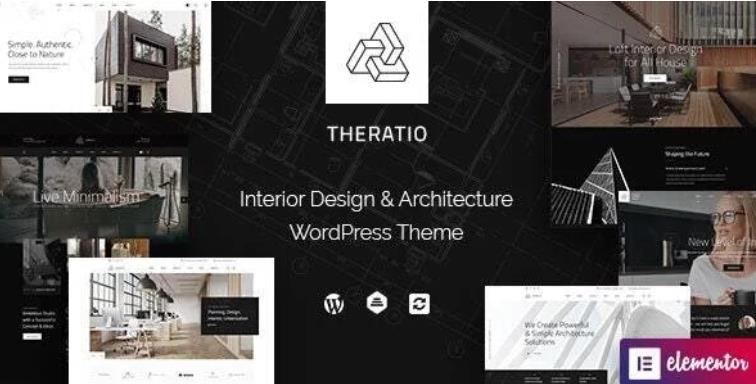 Theratio – 建筑设计室内装修网站WordPress主题 – v1.2.5