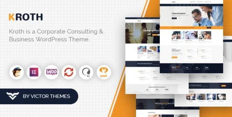 Kroth – 商业咨询金融理财网站WordPress主题 – v2.0.0