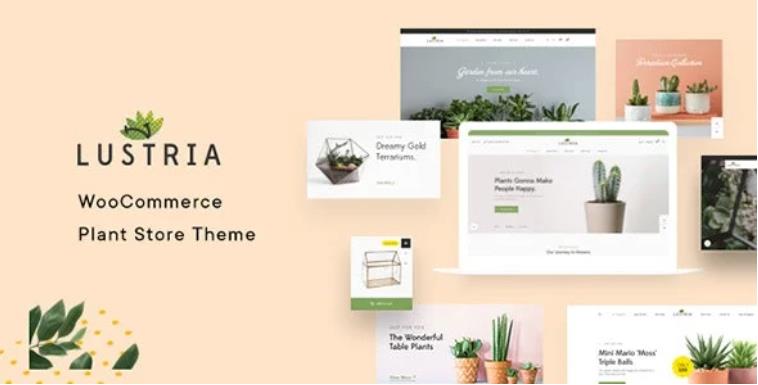 Lustria – 绿植鲜花在线商店WordPress主题 – v3.3