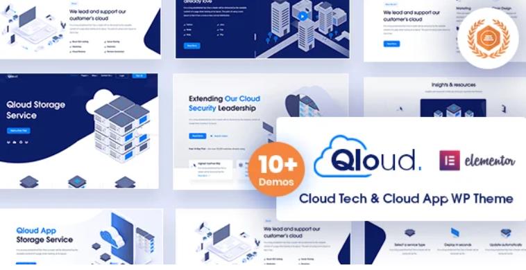 Qloud – 云计算应用程序服务器WordPress主题 – v3.0.2