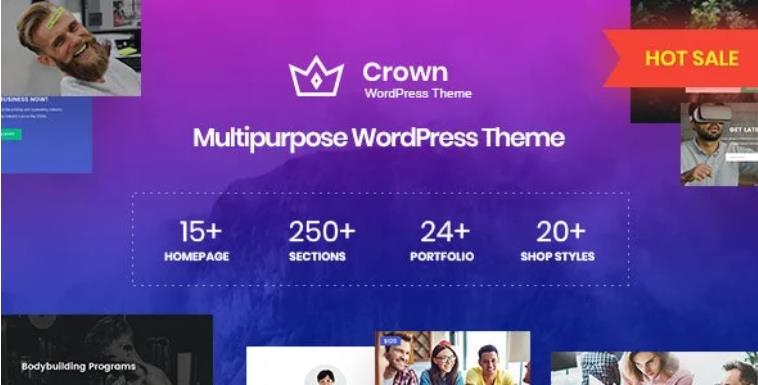 Crown – 多用途企业网站模板WordPress主题 – v1.0.7