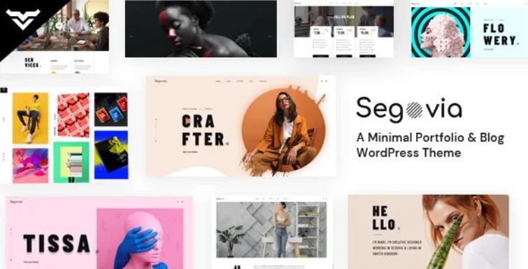 Segovia – 迷你轻型作品展示博客模板WordPress主题 – v1.6.0