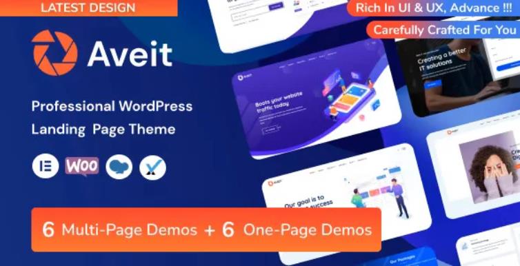 Aveit – 企业商务工商代理网站WordPress模板 – v4.0