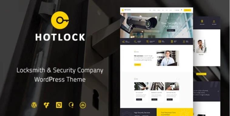 HotLock – 密码锁安防健康系统网站WordPress主题 – v1.3.9