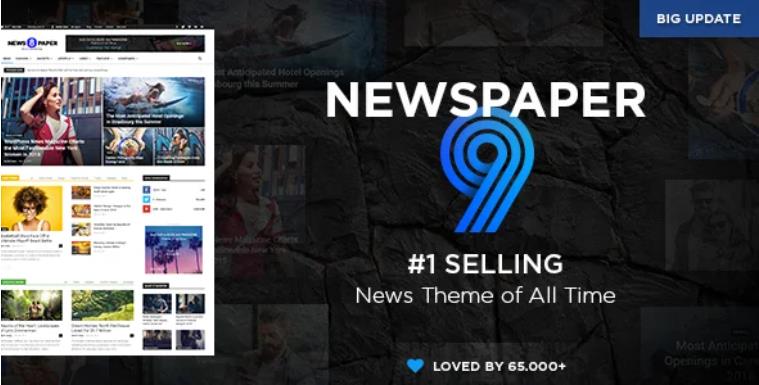 Newspaper – 新闻杂志博客网站模板WordPress汉化主题 – v12.3.1