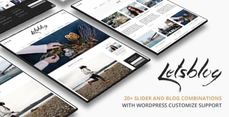 Lets Blog – 响应式博客杂志网站WordPress主题 – v3.4.2