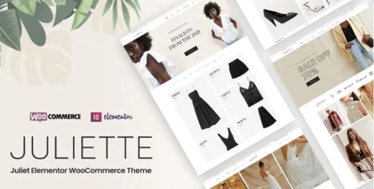Juliette – Elementor 可视化编辑电子商务网站WordPress主题 – v1.1.1