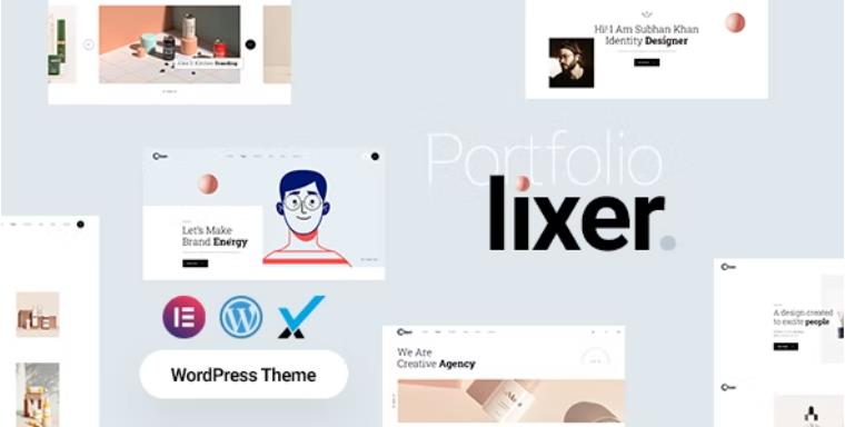 Lixer – 响应式作品展示网站 WordPress 模板 – v1.1.10