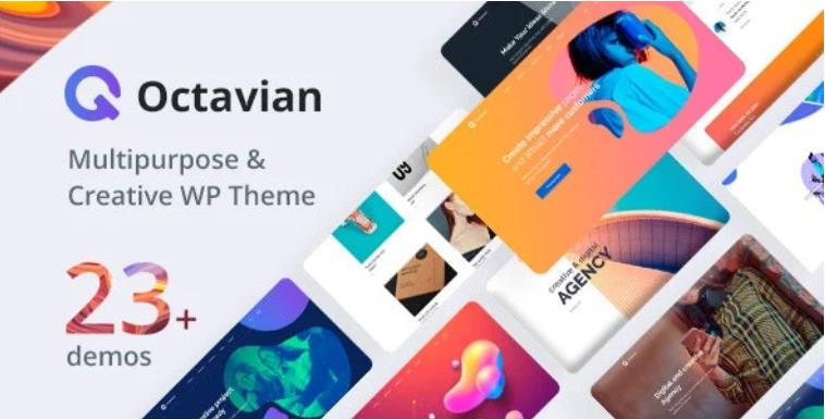 Octavian – 创意多用途企业网站模板WordPress主题 – v1.14