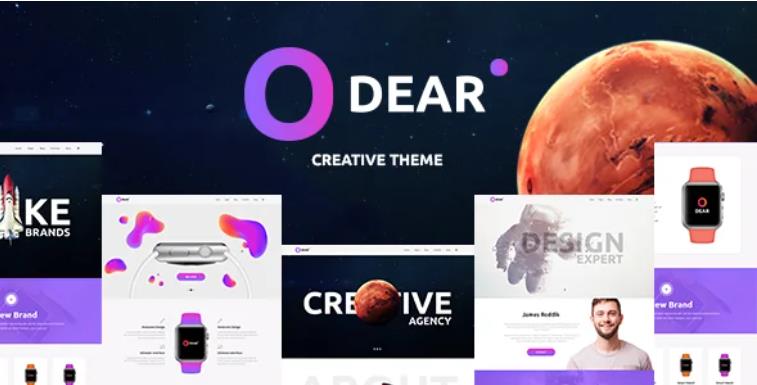 Odear – 创意多用途企业网站模板WordPress主题 – v1.4
