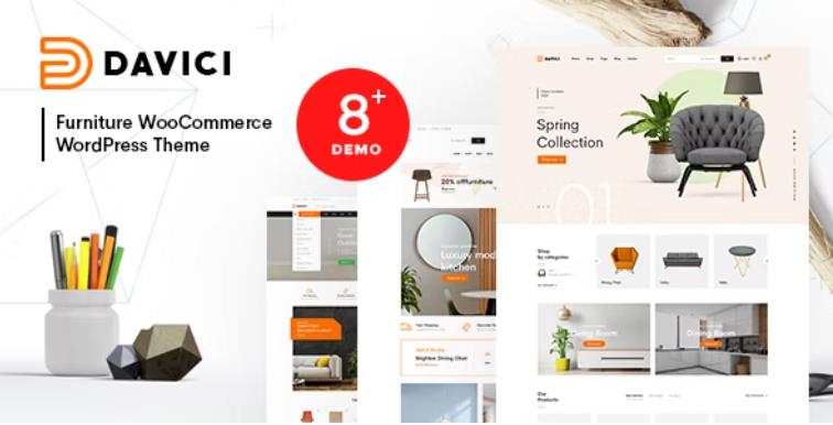 Davici – 家居生活用品电商网站 WordPress 模板 – v1.2.1