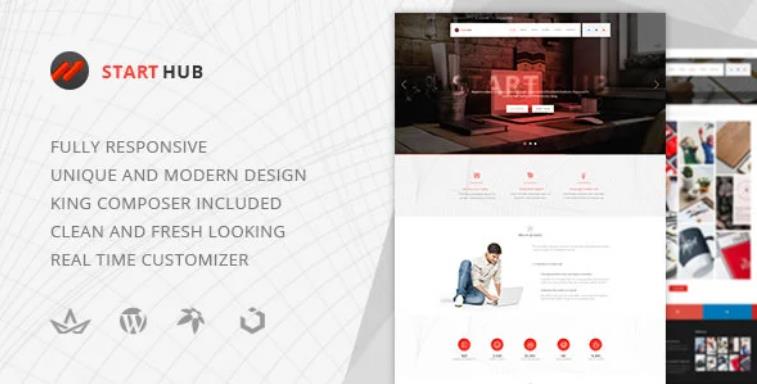StartHub – 多用途企业博客WordPress主题 – v1.0.1