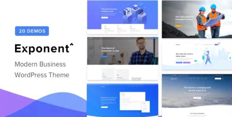 Exponent – 现代多功能商务网站WordPress主题 – v1.2.9.9