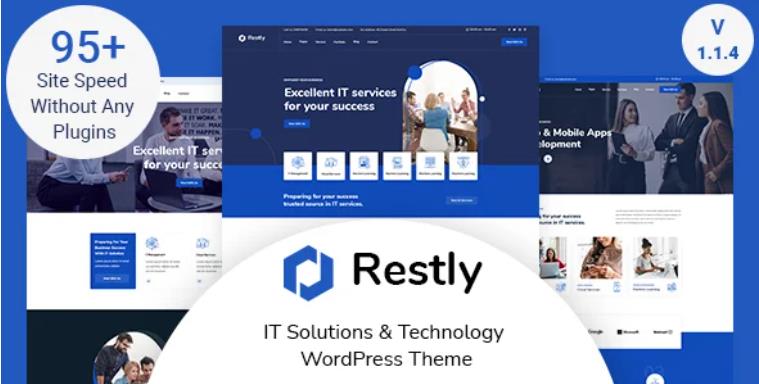Restly – IT 解决方案信息技术WordPress主题 – v1.2.3