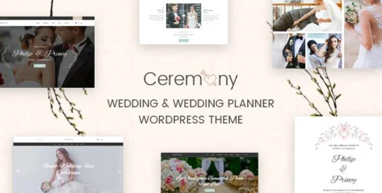 Ceremony – 婚礼策划婚庆网站模板WordPress主题 – v1.6