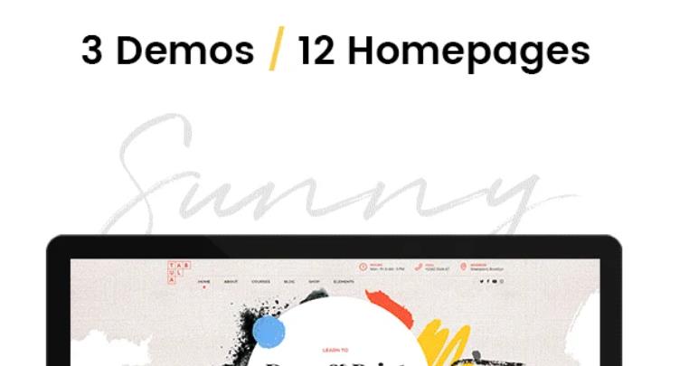 Tabula – 艺术音乐外语培训学校网站WordPress汉化模板 – v1.2.4