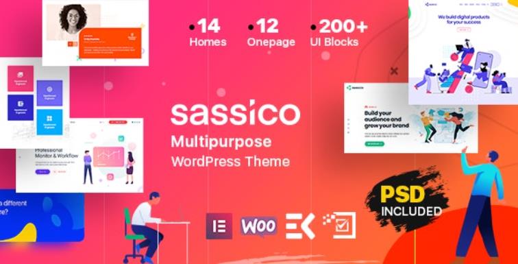 Sassico – 多用途Saas移动应用网站WordPress主题 – v3.4