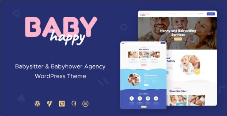 Happy Baby – 保姆陪护家政WordPress主题 – v1.2.7