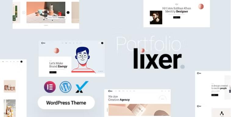 Lixer – 响应式作品展示网站 WordPress 模板 – v1.1.10
