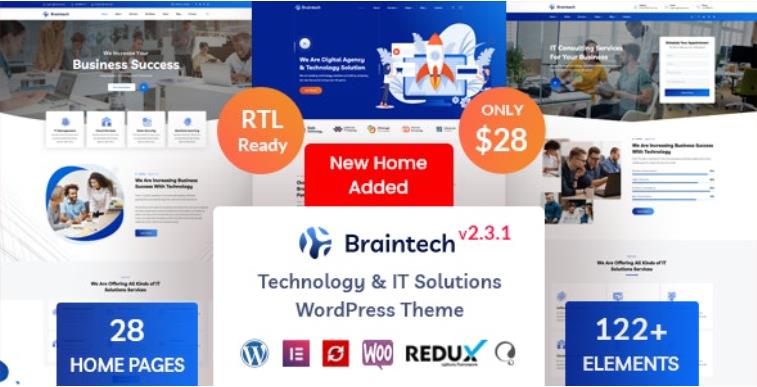 Braintech – 信息技术IT解决方案网站WordPress主题 – v2.4.9