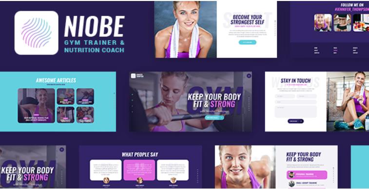 Niobe – 健身营养教练WordPress主题 – v1.1.10