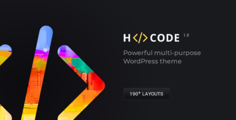 H-Code – 响应式多用途网站模板WordPress主题 – v2.4