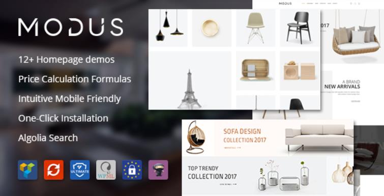 Modus – 现代家居商店WooCommerce模板 – v2.0.0