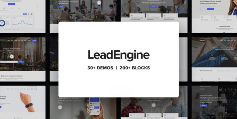 LeadEngine – 多用途网站模板WordPress主题 – v4.1