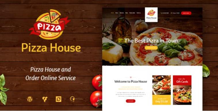 Pizza House – 餐厅咖啡馆网站WordPress主题 – v1.3.5