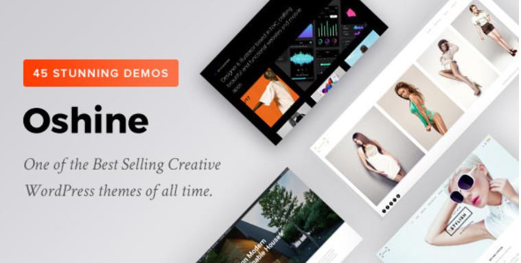 Oshine – 创意多用途网站模板WordPress主题 – v7.1.2