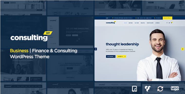 Consulting – 商务企业网站模板WordPress主题 – v6.5.2