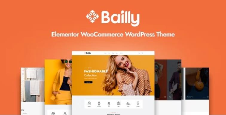Bailly – Elementor 可视化电子商务企业网站WordPress模板 – v1.0.9