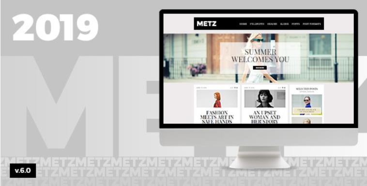 Metz – 时尚服饰杂志网站模板WordPress主题 – v8.0.6