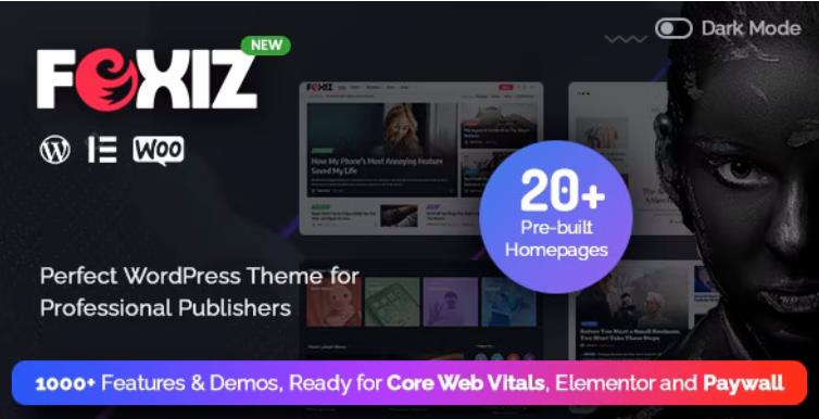 Foxiz – 新闻资讯博客网站模板WordPress主题 – v1.9.1