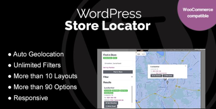 WordPress Store Locator 商店定位插件 – v2.1.12