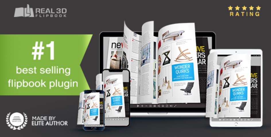 Real3D Flipbook 3D – 翻书阅读可视化插件 – v3.37.1