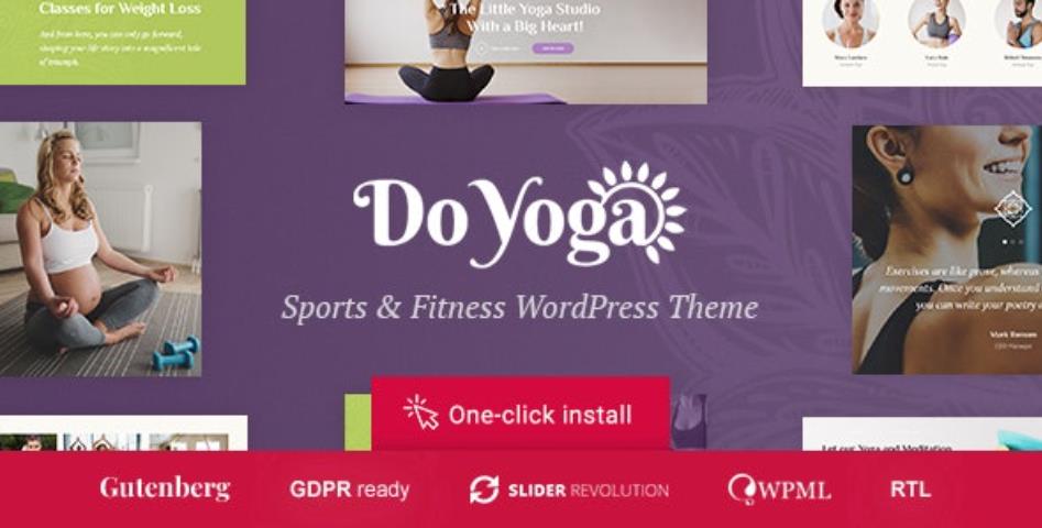 Do Yoga – 健身瑜伽俱乐部WordPress主题 – v1.1.9