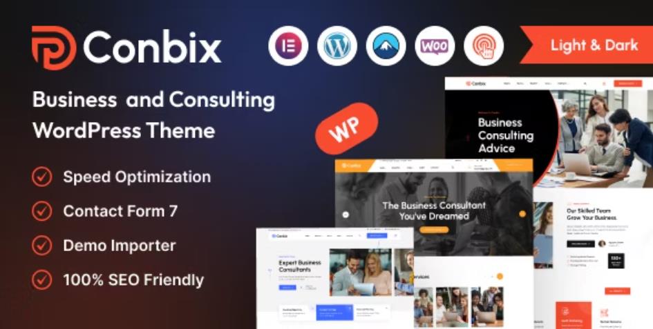 Conbix -响应式企业咨询服务网站 WordPress 模板 – v1.0.3