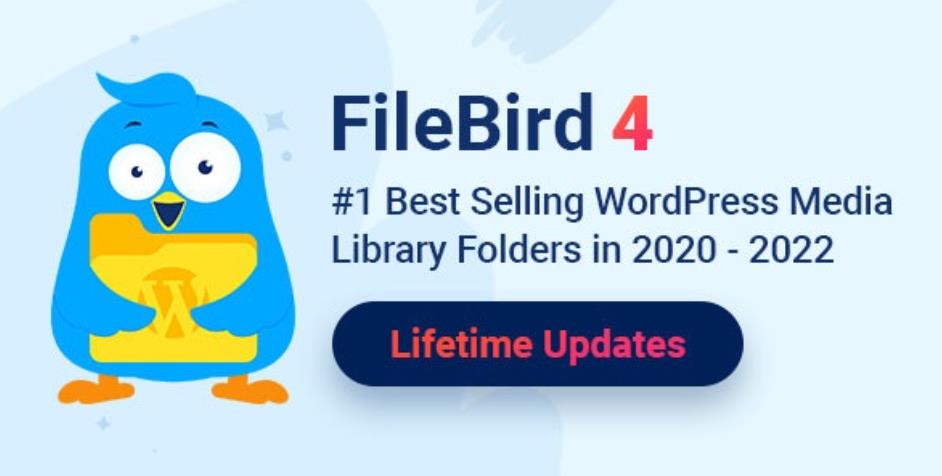 FileBird – 媒体库文件夹管理WordPress插件 – v5.4