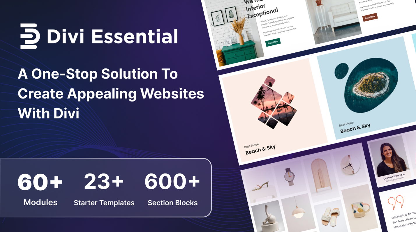 Divi Essential – Divi 编辑器扩展插件 – v4.8.4