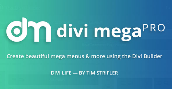 Divi Mega Pro 巨型菜单生成器WordPress插件 – v1.9.8.2