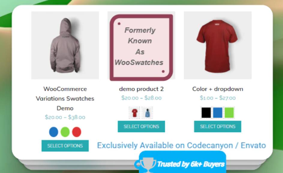 WooCommerce Color or Image Variation Swatches – 商品属性图片切换插件 – v3.8.0
