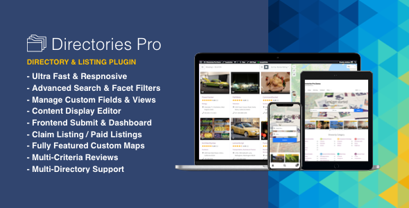 Directories Pro 专业商家目录WordPress插件 – v1.3.109