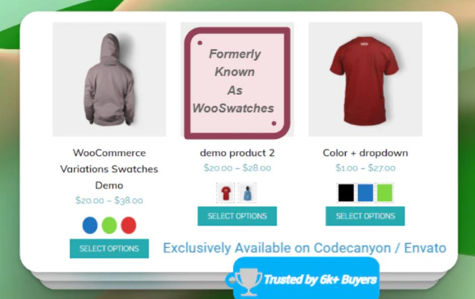WooCommerce Color or Image Variation Swatches – 商品属性图片切换插件 – v3.8.2
