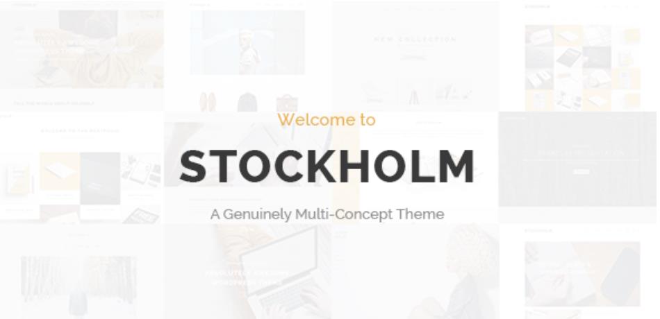 Stockholm – 多概念电商网站WordPress主题 – v9.6