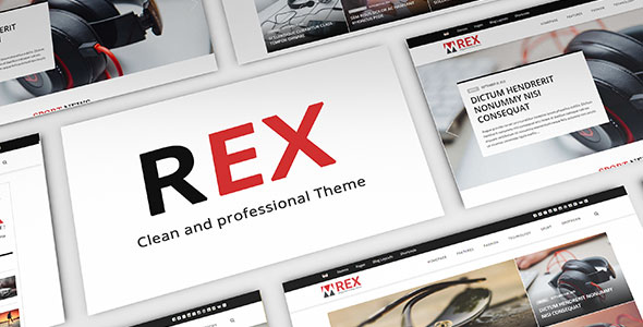 The REX – 杂志新闻博客网站WordPress主题 – v4.1