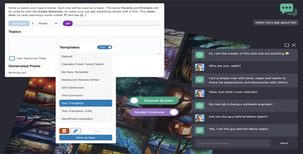 AI Engine Pro – ChatGPT 机器人AI人工智能插件 – v1.9.2