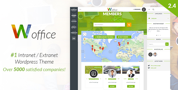 Woffice – 课程综合管理网站WordPress主题 – v5.2.3
