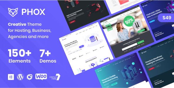 Phox – WHMCS模板主机域名运营商WordPress主题 – v2.2.8
